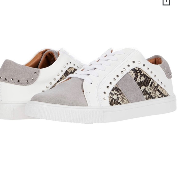 Steve Madden snakeskin sneakers with studs - Picture 8 of 16